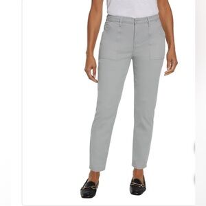 Banana Republic High Rise Gray Twill Pant size 14 NWT